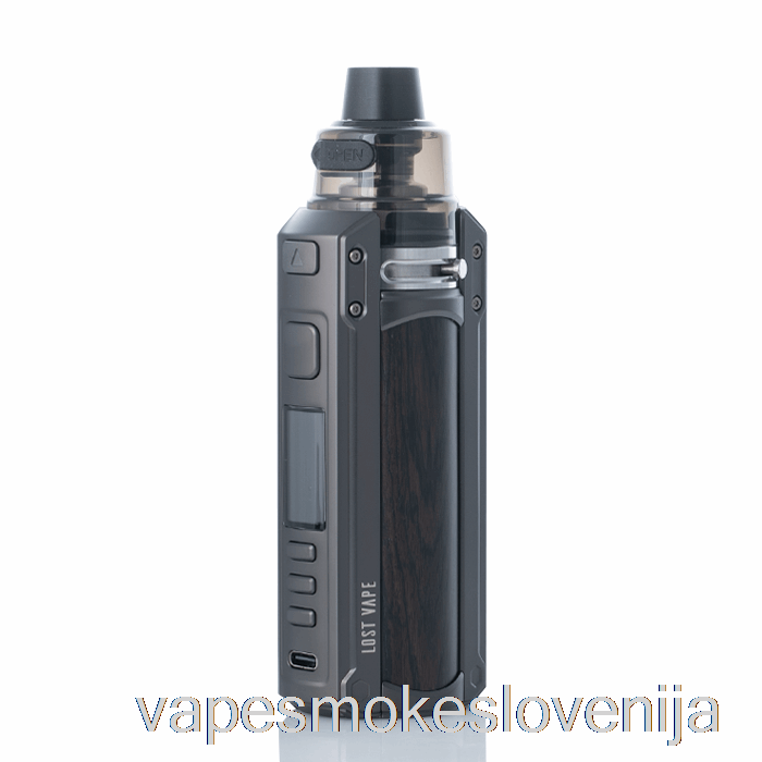 Vape Za Enkratno Uporabo Lost Vape Ursa Quest 100w Pod Mod Kit Gunmetal/ebony Wood
